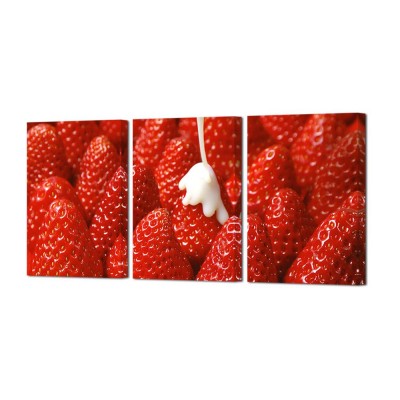 Fruit Wall Art Kitchen Decor Strawberry Food Pictures Art Print