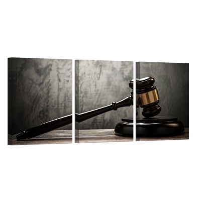 Law Wall Art Vintage Lawyer Hammer Pictures Law Firm Office Decor Attorney Gift